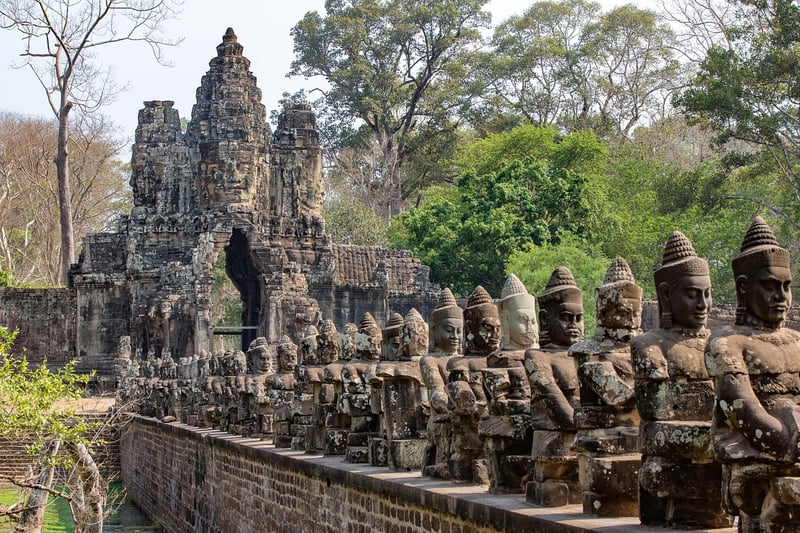 Temple Ruins in Cambodia